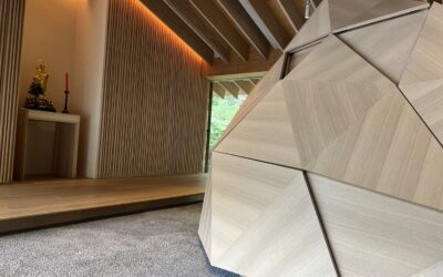 高輪 八芳園 瑞祥寺　展示什器